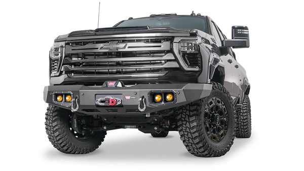 Warn Ascent Front Bumper For 2024-2026 Chevrolet Silverado 2500/3500