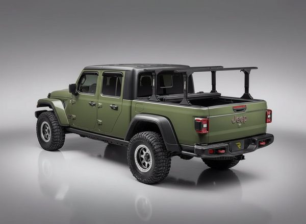 BAKFlip MX4 TS Hard Folding Tonneau Cover w/ T-Slot Rails For 02-18 RAM 1500, 19-24 1500 Classic & 03-26 2500/3500 6'4" Bed - 449203TS