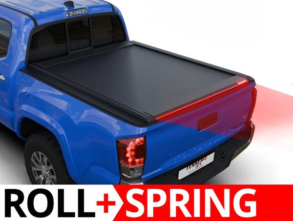 Tessera Roll+ Spring-Assisted Retractable Tonneau Bed Cover For 16-23 Toyota Tacoma 6'2" Bed - 5212062602688