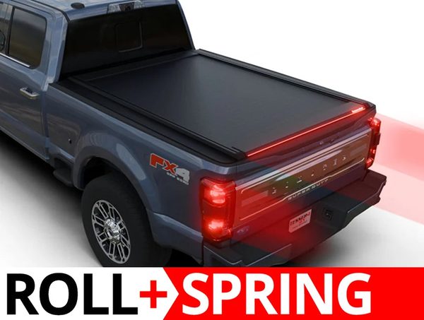 Tessera Roll+ Spring-Assisted Retractable Tonneau Bed Cover For 23-26 Ford F-250/350 6'9" Bed - 5212062602893