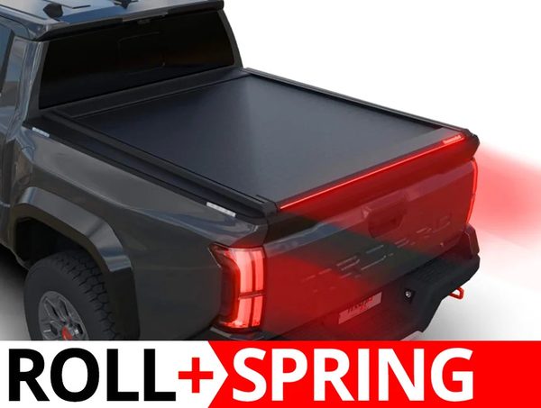 Tessera Roll+ Spring-Assisted Retractable Tonneau Bed Cover For 24-26 Toyota Tacoma 5'1" Bed - 5212062602954