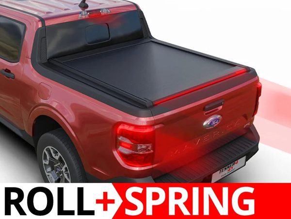 Tessera Roll+ Spring-Assisted Retractable Tonneau Bed Cover For 22-26 Ford Maverick 4'4" Bed - 5212062603241