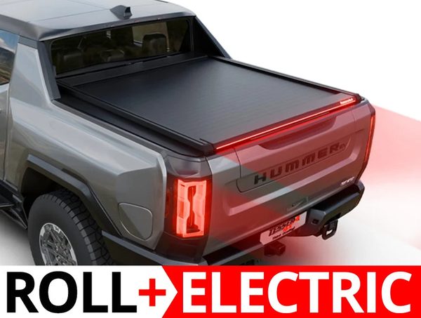 Tessera Roll+ Electric Retractable Tonneau Bed Cover For 25-26 GMC Hummer EV 5' Bed - 5212062603784