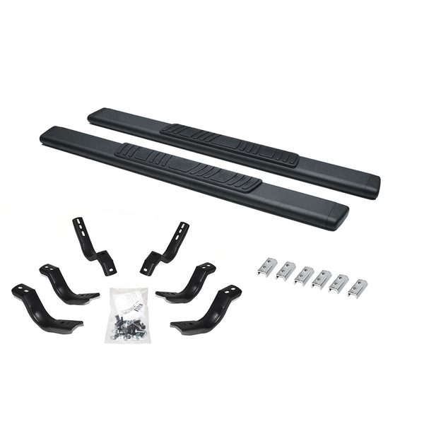 Go Rhino 5" O.E. Xtreme Low Profile Nerf Bar For 2015-2026 Ford F-150/F-250/F-350 8' Bed