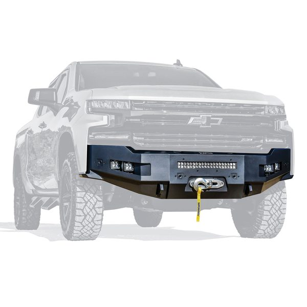 Westin Pro-Series Winch Mount Front Bumper For 19-21 Chevrolet Silverado 1500 (Incl. 2022 LD) - 58-411215