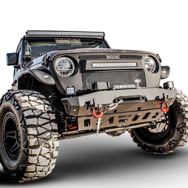 Westin WJ2 Stubby Front Bumper For 2020-2026 Jeep Gladiator