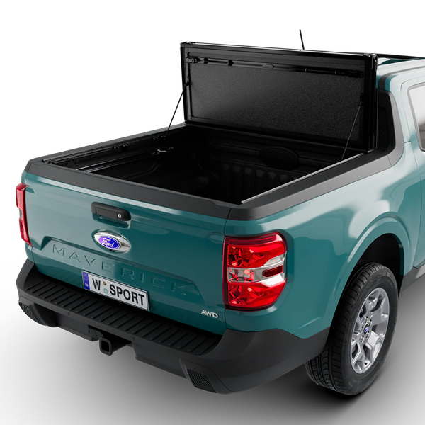 Worksport AL4 Flip-Up Hard Trifold Tonneau Cover For 2022-2026 Ford Maverick 4'4" Bed - 4938140