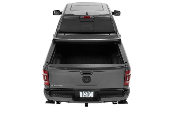 BesTop EZ-Fold™ Soft Tri-Fold Tonneau Cover For 2019-2026 RAM 1500 5'7" Bed - 16227-01