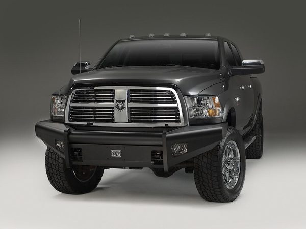 Fab Fours Black Steel Elite Front Bumpers For 2019-2024 RAM 2500/3500