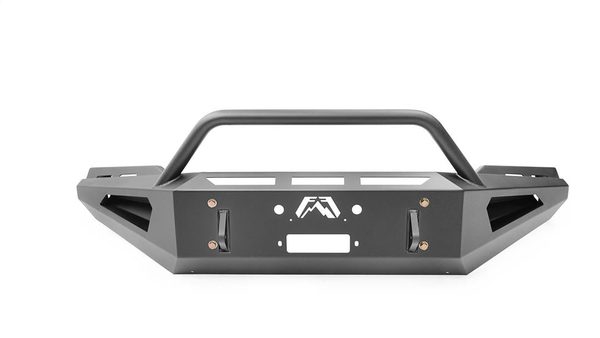 Fab Fours Red Steel Front Bumpers For 2018-2020 Ford F-150 - FF18-RS4562-1