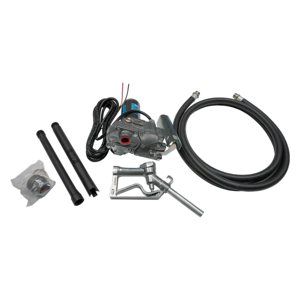 Chandler GPI 12V 15 GPM Fuel Transfer Pump - Manual Nozzle