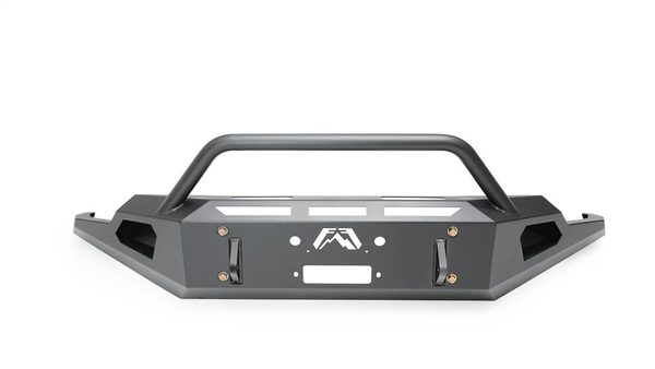 Fab Fours Red Steel Front Bumpers For 2019-2021 GMC Sierra 1500 & 2022 LTD - GS19-RS3962-1