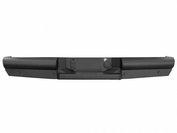 Fab Fours Black Steel Elite Rear Bumpers For 17-24 Nissan Titan & 16-24 Titan XD - NT16-U3750-1