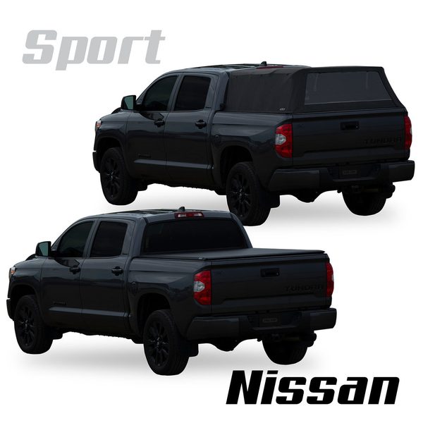 Fas-Top Traveler Sport | 2 in 1 Topper & Tonneau Cover For 2016-2025 Nissan Titan/Titan XD 6'7" Bed