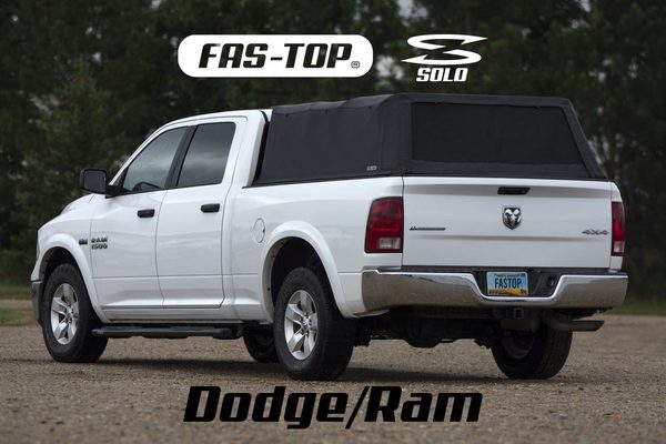 Fas-Top Solo Soft Truck Topper For 2019-2026 RAM 1500 6'4" Bed