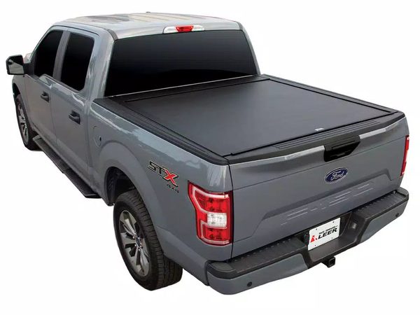 Pace Edwards Matte Black Bedlocker Electric Retractable Tonneau Cover For 2015-2020 Ford F-150 6'7" Bed - M-BLFA06A29