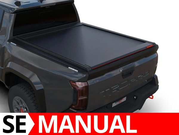 Tessera SE Manual Retractable Tonneau Bed Cover For 24-26 Toyota Tacoma 6'2" Bed - 5212062605009