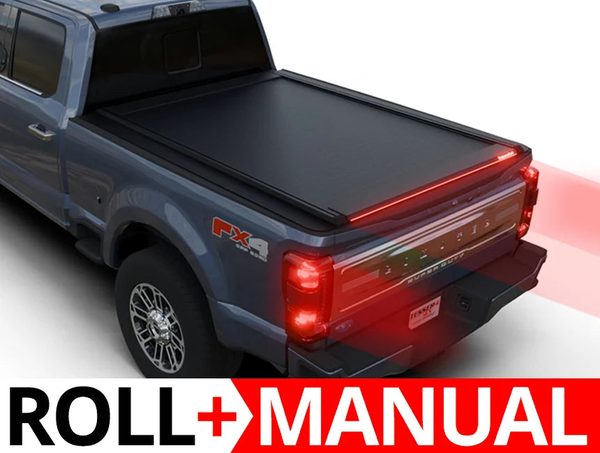 Tessera Roll+ Manual Retractable Tonneau Bed Cover For 23-26 Ford F-250/350 6'9" Bed - 5212062602879