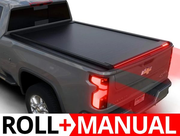 Tessera Roll+ Manual Retractable Tonneau Bed Cover For 20-26 GMC/Chevrolet Sierra/Silverado 2500/3500 HD 8' Bed - 5212062603081