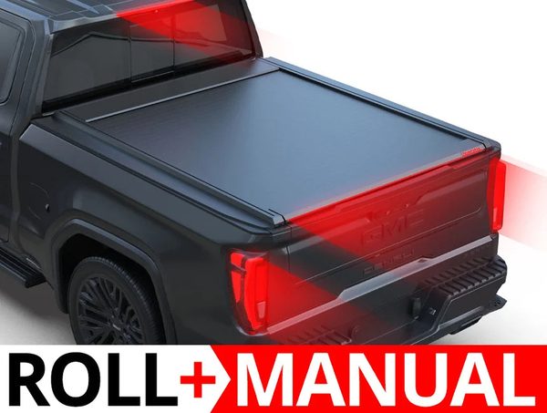 Tessera Roll+ Manual Retractable Tonneau Bed Cover For 14-26 GMC/Chevrolet Sierra/Silverado 1500 5'8" Bed - 5212062602510