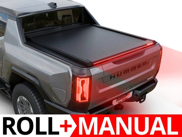 Tessera Roll+ Manual Retractable Tonneau Bed Cover For 25-26 GMC Hummer EV 5' Bed - 5212062603777