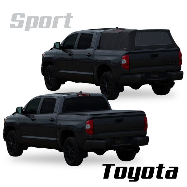 Fas-Top Traveler Sport | 2 in 1 Topper & Tonneau Cover For 2007-2021 Toyota Tundra 6'7" Bed