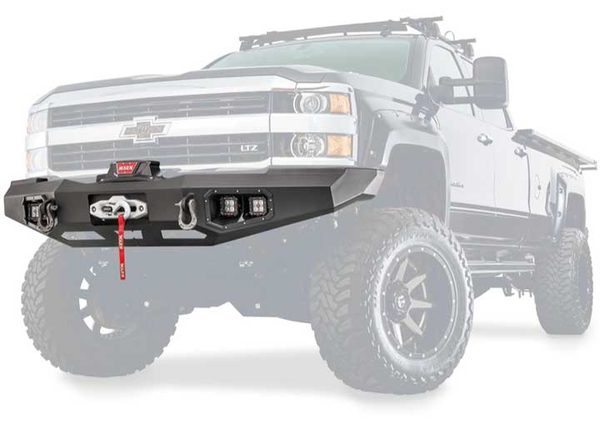Warn Ascent Front Bumper For 2015-2019 Chevrolet Silverado 2500/3500 - 100921
